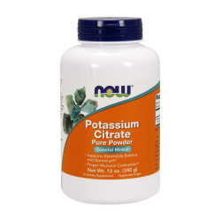 NOW Potassium Citrate Pure Powder 340g